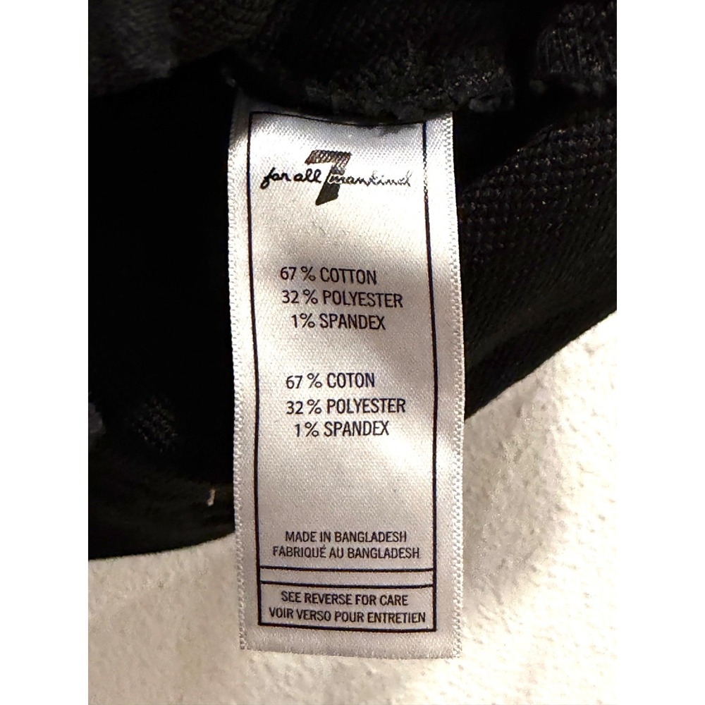 7 For All Mankind Girls Black Coat Shirt Dress 2T Eyelet Collar Button Front - Picture 7 of 8